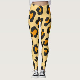 Legging Pernas-leopardo