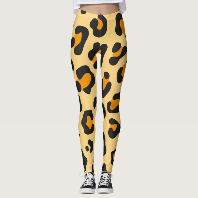 Legging Pernas-leopardo (Frente)