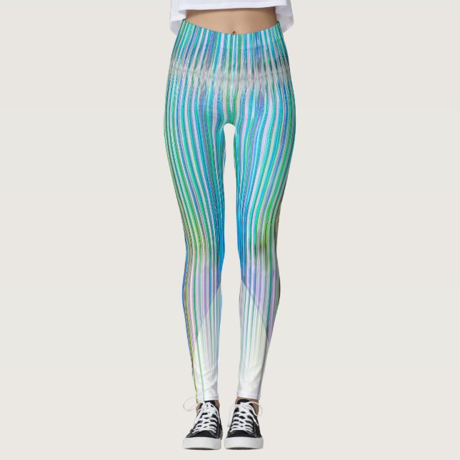 Legging Pernas longas de abstrato (Frente)