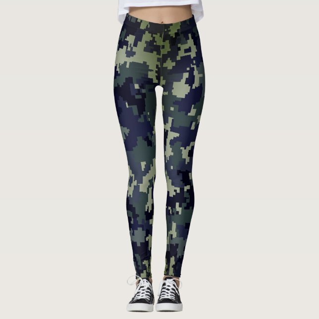 Legging Pernas para padrões de mármore (Frente)