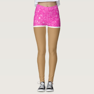 Legging Pernas Perfeitas em Shorts Curto de Brilho Falso R