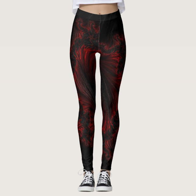 Legging Pernas pretas de incêndio (Frente)