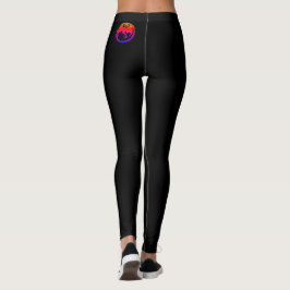 Legging Pernas pretas de Neon Dragon