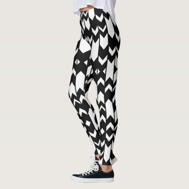 Legging Pernas pretas e brancas (Esquerda)