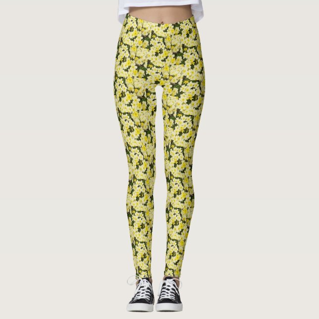 Legging Pernas primavera Primroses (Frente)