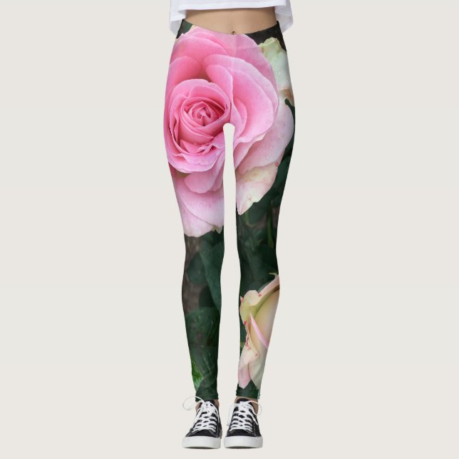 Legging Pernas Rosa Rosa Rosa Rosa Rosa Rosa Rosa Rosa Ros (Frente)