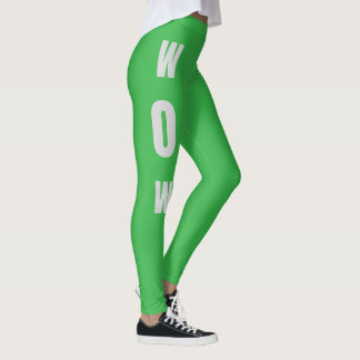 Legging Pernas sem costura de cor verde