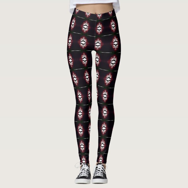 Legging Pernas Vivas: Meias-calças com Padrões Únicos em A (Frente)