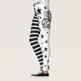 Legging Perninhas-de-bruxa-do-Halloween