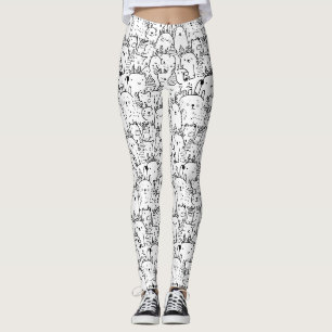 Legging Personagens Fofos Kawaii Desenhados (2)