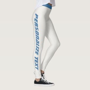 Legging Personalizado Mãe de Gato de Estimação Azul Neutro
