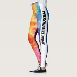 Legging PERSONALIZAR Aquarela do enfumaçado