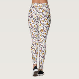 Legging Personalizar Padrão Botânico