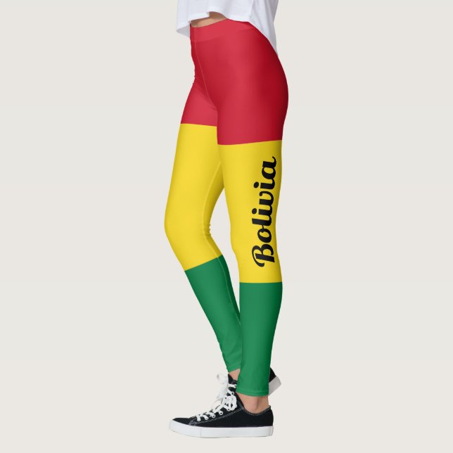 Legging Personalizar Sinalizador da Bolívia (Esquerda)