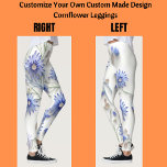 Legging Personalize Seu Próprio Design de Cornflower perso<br><div class="desc">Personalize suas próprias leggings de Design Cornflower personalizadas A imagem mostra uma oportunidade emocionante de personalizar suas próprias leggings com um design de girassol espantoso. Com este recurso exclusivo, você pode personalizar suas leggings e torná-las verdadeiramente únicas ao seu estilo. O padrão de girassol traz um toque de elegância e...</div>