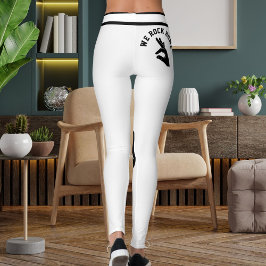 Legging Personalized Pet Mama Black White Striped Stylish