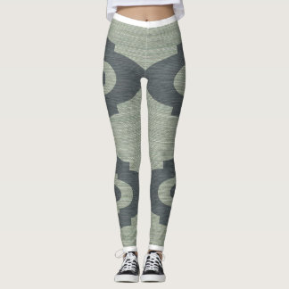 Legging Pés verde e azul dos Lulus