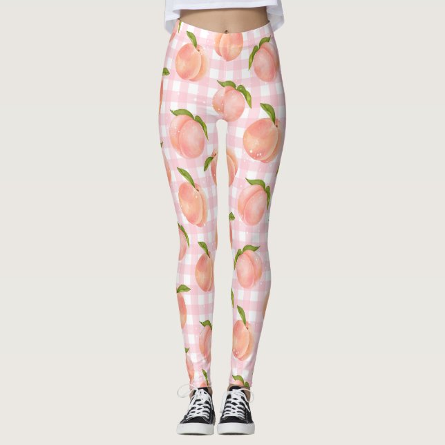 Legging Pêssego de Verão Doce Grande (Frente)
