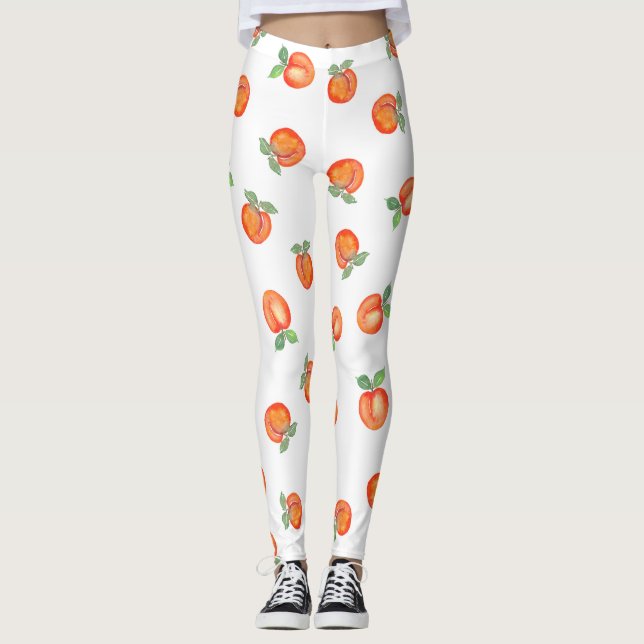 Legging Pêssego de Verão Doce Grande (Frente)
