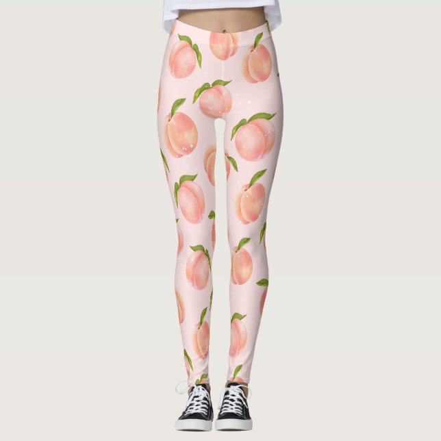 Legging Pêssego de Verão Doce Grande (Frente)