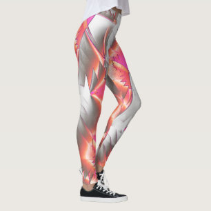 Legging Pêssego embebido em rosa, extremamente rugoso digi