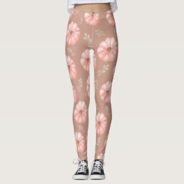 Legging Pessegueira Castanha Cobra Pumpkin De Aquarelas Ca