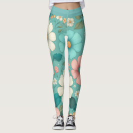 Legging Pétalas de Pastel