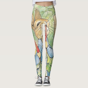Legging Peter Rabbit In Garden - Beatrix Potter