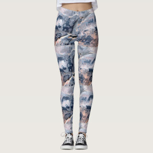 Legging petroglyph do nativo americano