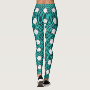 Legging Picareta do voleibol caneleiras de um Chevron da