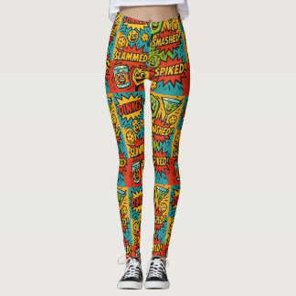 Legging Pickleball JANTOU! Legigamentos Com Víblias Em Qua