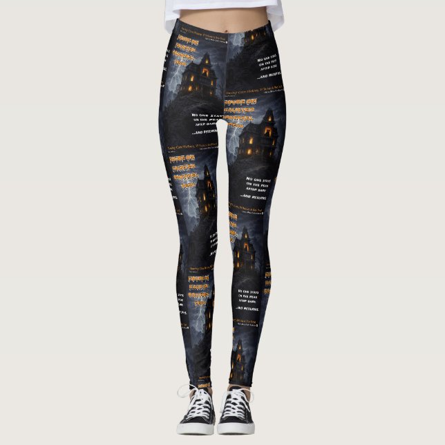 Legging Pico de Esquilo Assombrado Paródia (Frente)