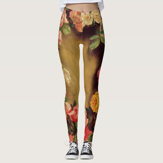 Legging Pierre-Auguste Renoir - Coroa de Rosas (Frente)