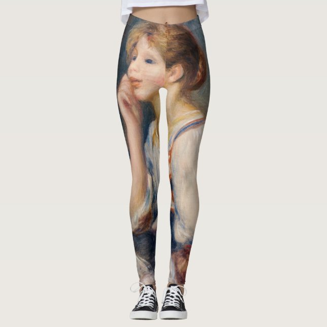 Legging Pierre-Auguste Renoir - Mulher com Letra (Frente)