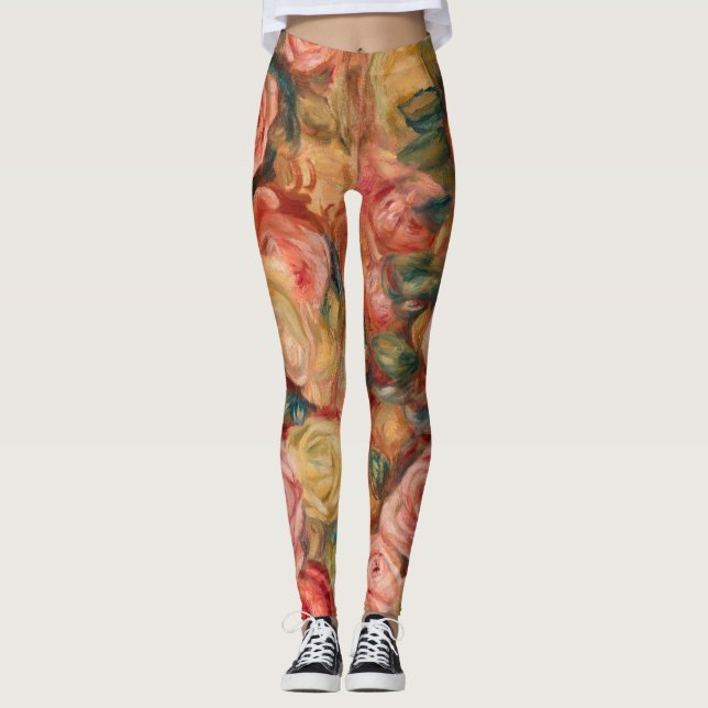 Legging Pierre-Auguste Renoir - Rosas (Frente)