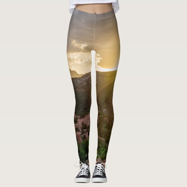 Legging Pikes Pico Pernas de Hazard Sunset (Frente)