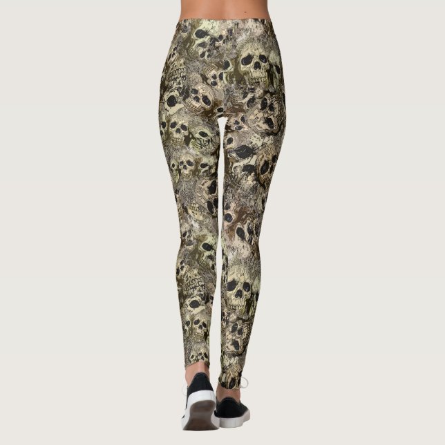 Legging Pilares de crânios (Verso)