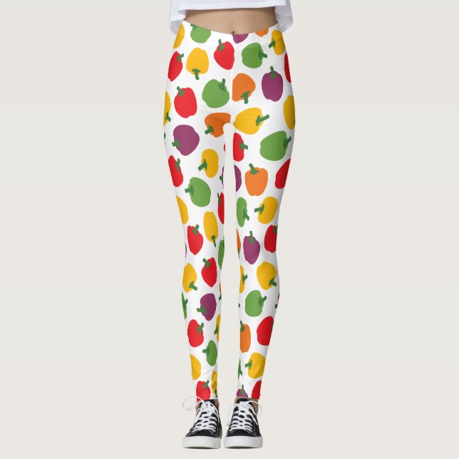 Legging Pimentos de Bell Coloridos (Frente)