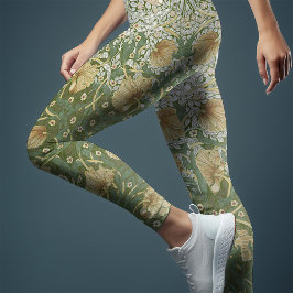 Legging Pimpernel de dois tons Amarelo e Verde William Mor
