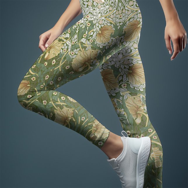 Legging Pimpernel de dois tons Amarelo e Verde William Mor (Criador carregado)