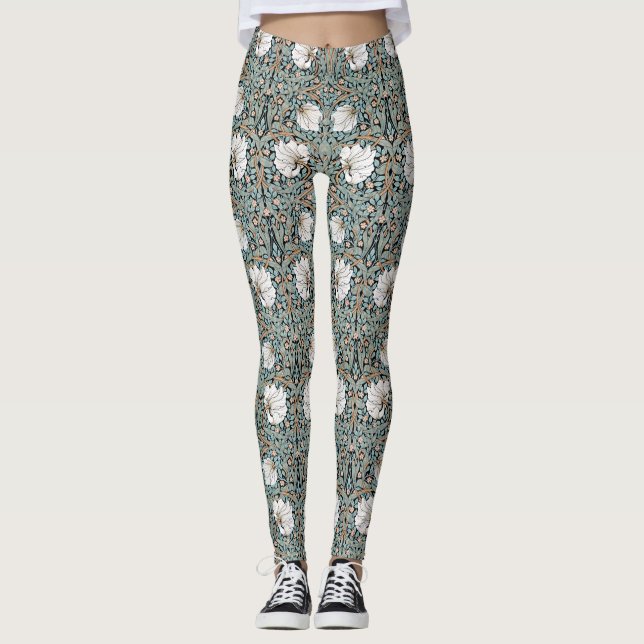 Legging Pimpernel de Morris das flores por todo o lado em (Frente)