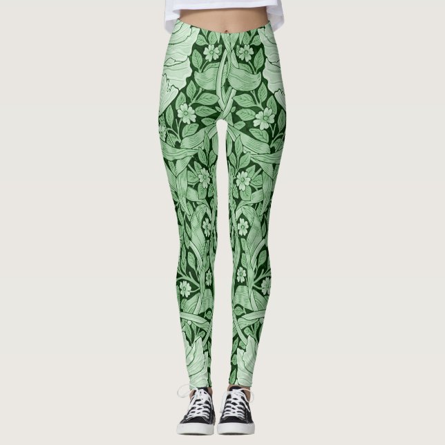 Legging Pimpernel Green, William Morris (Frente)