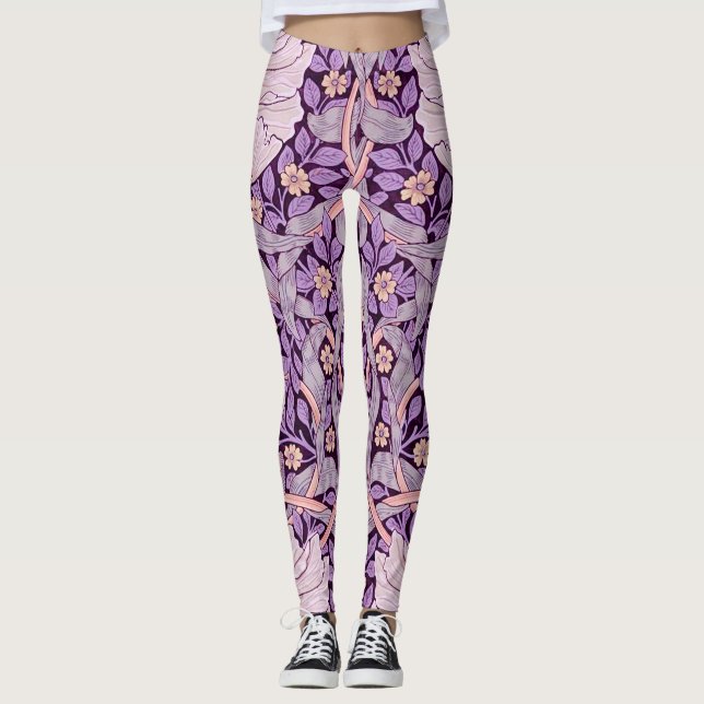 Legging Pimpernel Purple, William Morris (Frente)