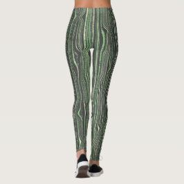Legging Pinça Verde E Cinza, Pinto, Pata, Pincéis, Pincéis