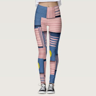Legging Pincelada Abstrata Retro (5)
