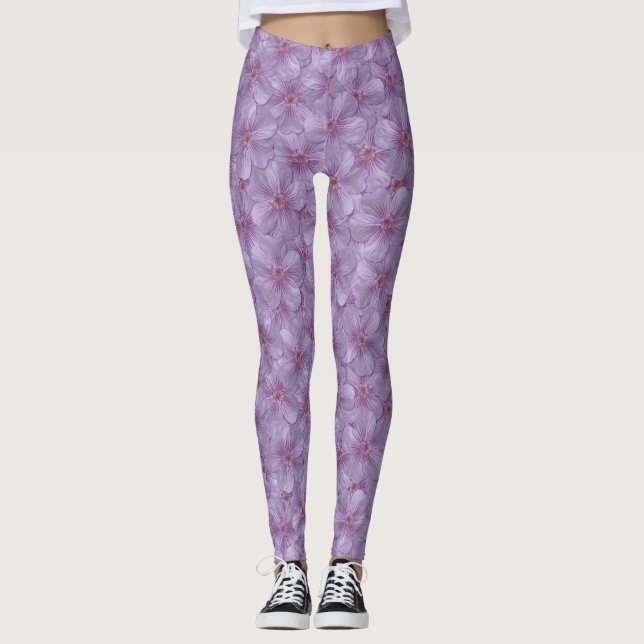Legging Pineywoods Geranium Padrão Sem Costura (Frente)