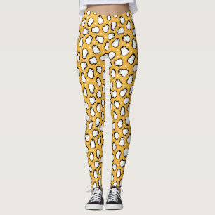 Legging Pinguim amarelo-cúmulo