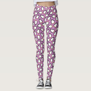 Legging Pinguim púrpura púrpura
