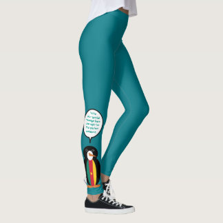Legging Pinguim Senhora Camaronesa Personalizada