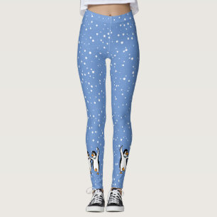 Legging Pinguins dançantes Design de neve